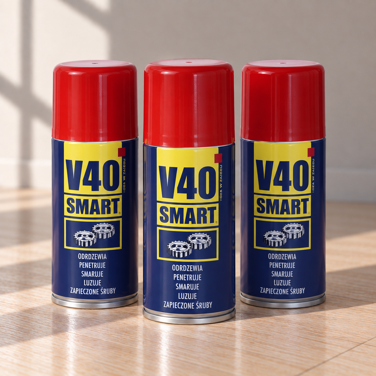 Trys „Smart 40“ 150 ml universalaus aerozolio balionėliai